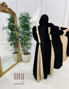 عباية بكلفه وكسر- عبايات شتوية بألوان متنوعة