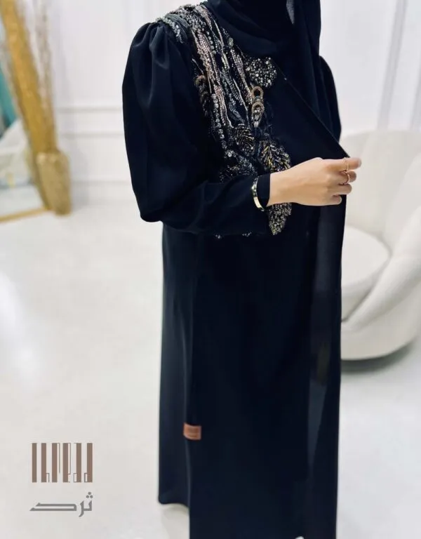 عباية بالشك اليدوي الراقي