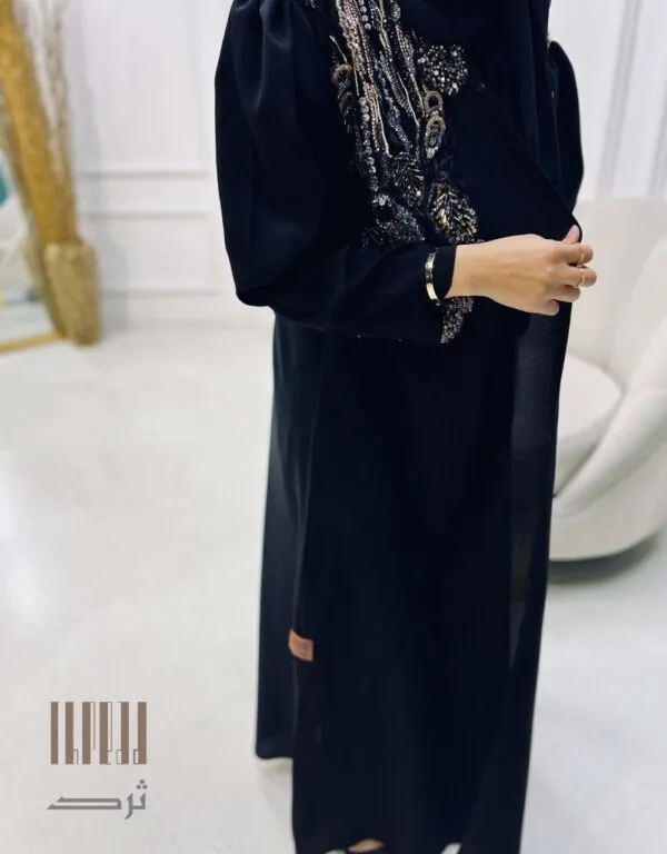 عباية بالشك اليدوي الراقي