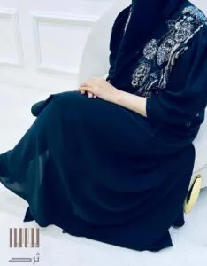 عباية بالشك اليدوي الراقي