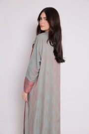 Modern, flowing abaya in calm colors - Image 4