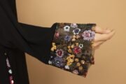Abaya embroidered with colored threads - Image 5