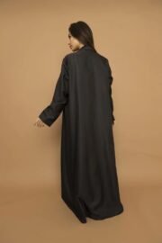 Abaya embroidered with colorful threads and elegant travel design - Image 6