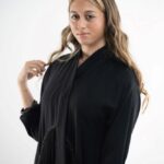 عباية خرز أهداب سهرة – تصميم متحرك فاخر من عباية ثريد