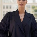 عباية كلوش سوداء أهداب – تصميم كلوش عصري من عباية ثريد